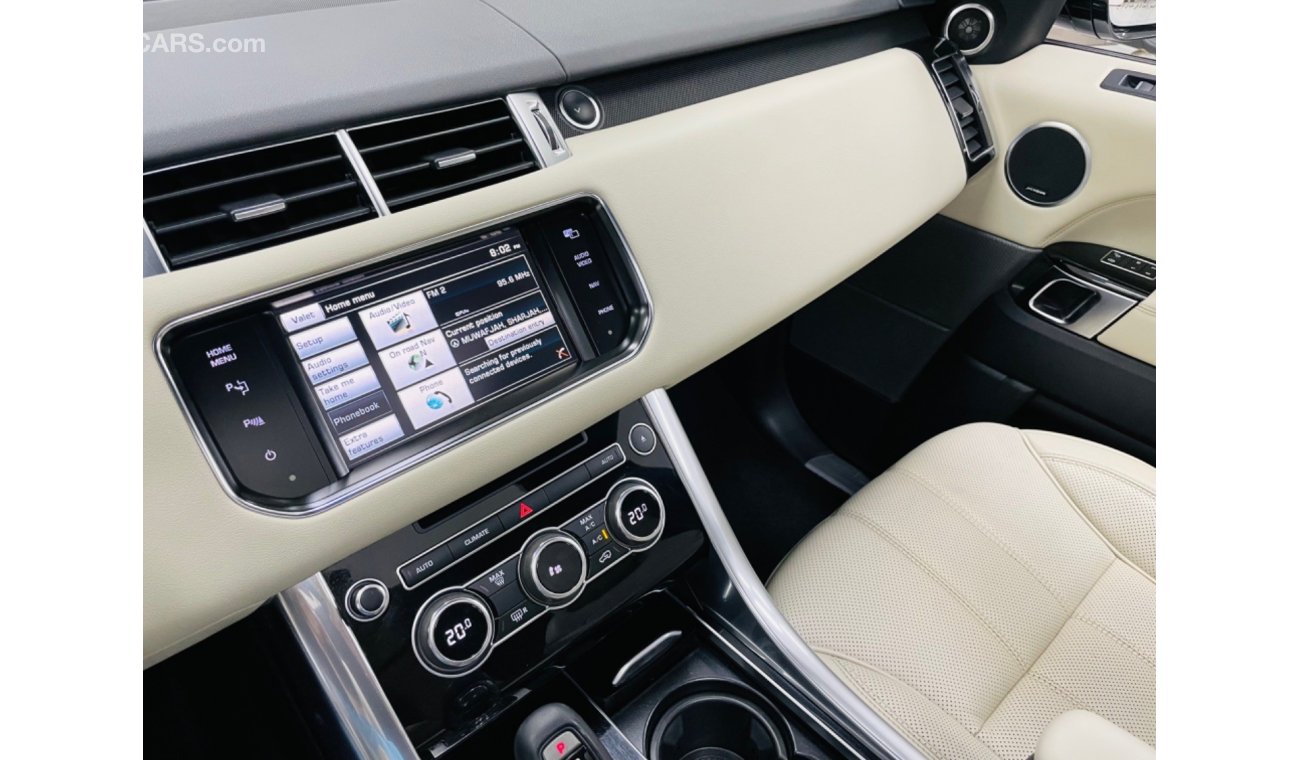 Land Rover Range Rover Sport GCC .. FSH .. Perfect Condition .. HSE .. Top Range .. V6 .