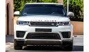 Land Rover Range Rover Sport SE V6 GCC under Agency Warranty with Zero Down-Payment.