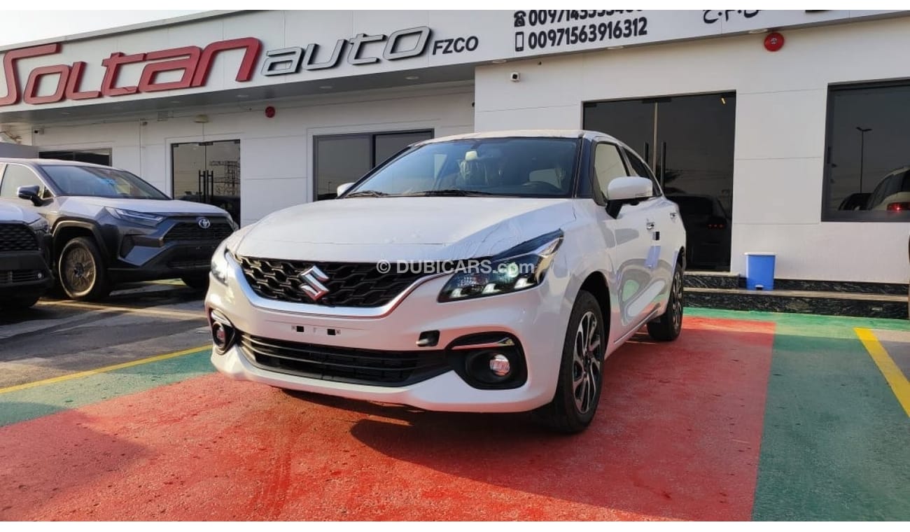 Suzuki Baleno Full Option White color 1.5L Petrol A/T 4X2 FWD 360 camera and Heads up display