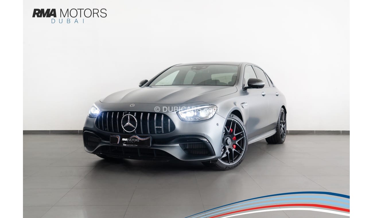 Mercedes-Benz E 63 AMG 4MATIC+ 2021 Mercedes E63S AMG 4 Matic+ / New Delivery Mileage / Mercedes Warranty and Gargash File 