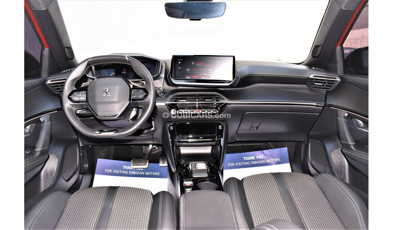 Peugeot 2008 AED 1519 PM | 1.2L GT TURBO GCC AGENCY WARRANTY UP TO 2026 OR 100K KM