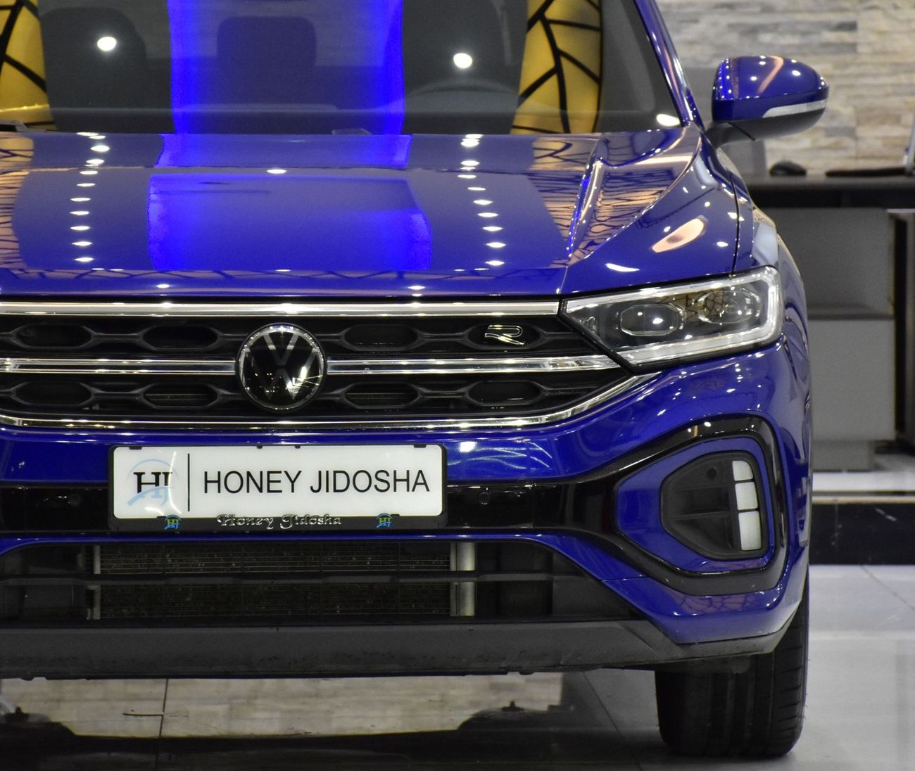 Volkswagen T ROC EXCELLENT DEAL for our Volkswagen T-ROC R-Line ( 2023 Model ) in Blue Color GCC Specs