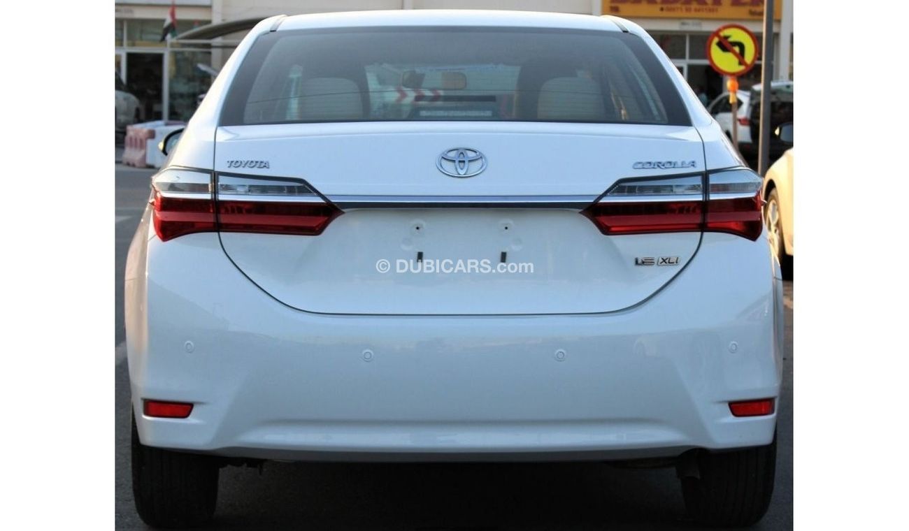 تويوتا كورولا XLI تويوتا كرولا 2019 ابيض خليجي  1.6 بحالة ممتازة بدون حوادث