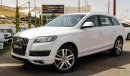 Audi Q7 QUATTRO FULL SERVICE HISTORY  GCC SPECIFICATION