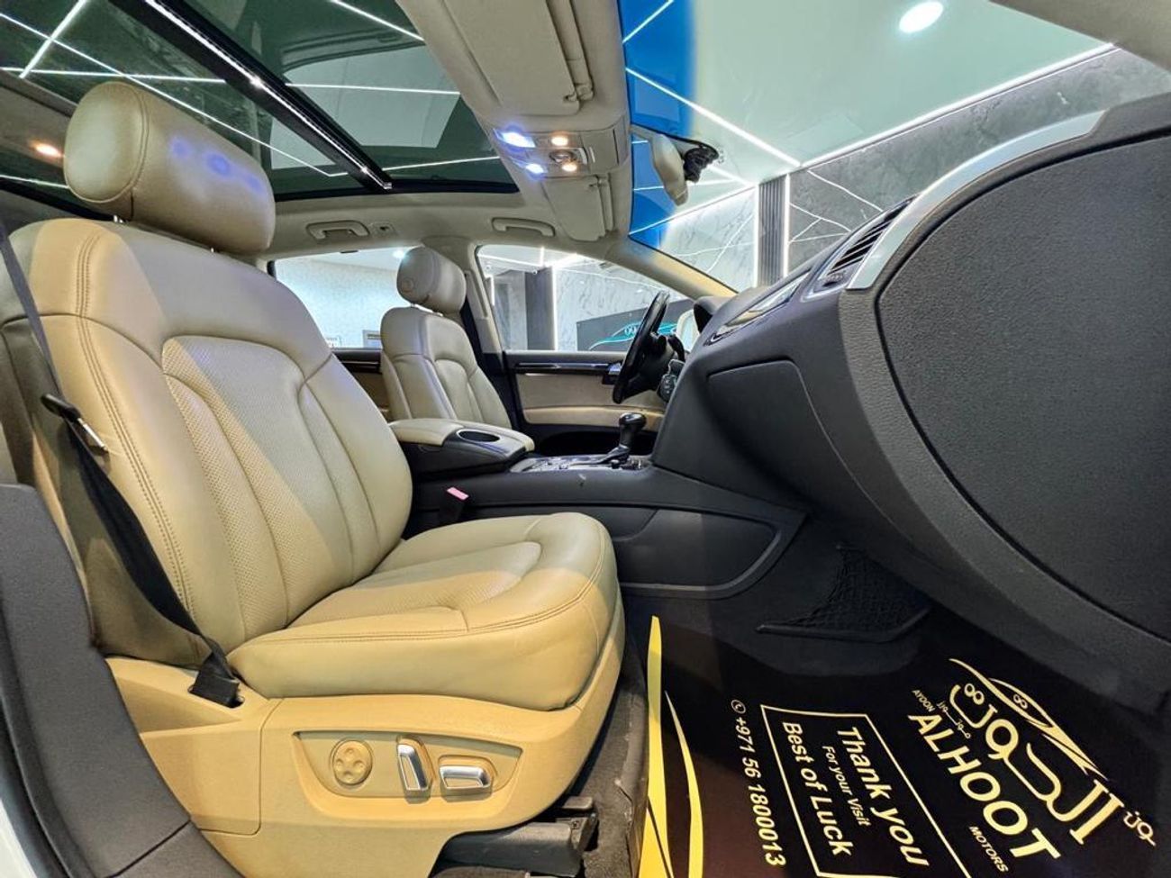 Audi Q7 TFSI quattro Sports Style Package 3.0L AMAZING WHITE AUDI Q7 S_LINE V6 || FULL OPINION || GCC || 7 S