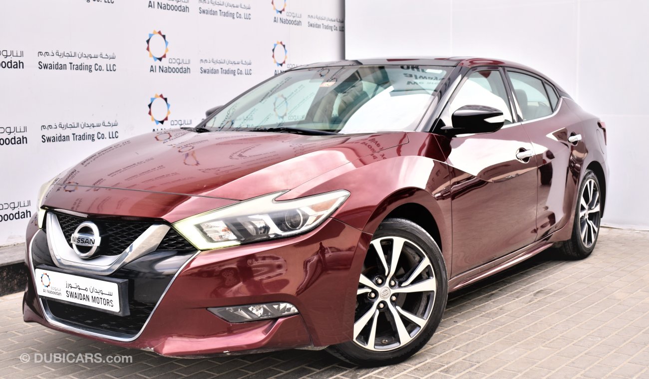 Nissan Maxima 3.5L SV V6 2016 GCC SPECS DEALER WARRANTY