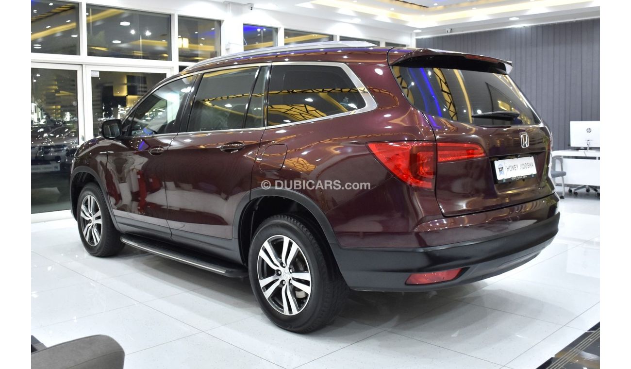 هوندا بايلوت EXCELLENT DEAL for our Honda Pilot AWD ( 2016 Model ) in Burgundy Color GCC Specs