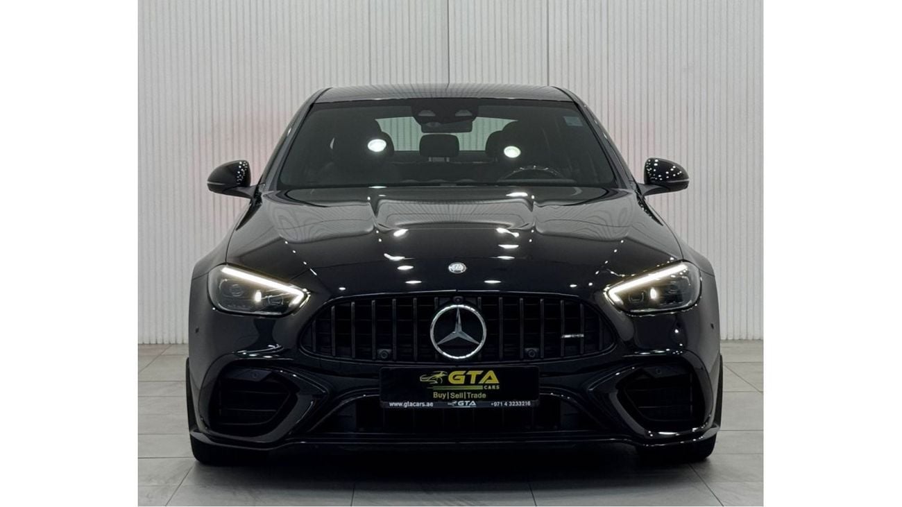 Mercedes-Benz C 63S AMG 2024 Mercedes Benz C63s E Performance, 5 Years Mercedes Warranty, 3 Years Mercedes Service Pack, GCC