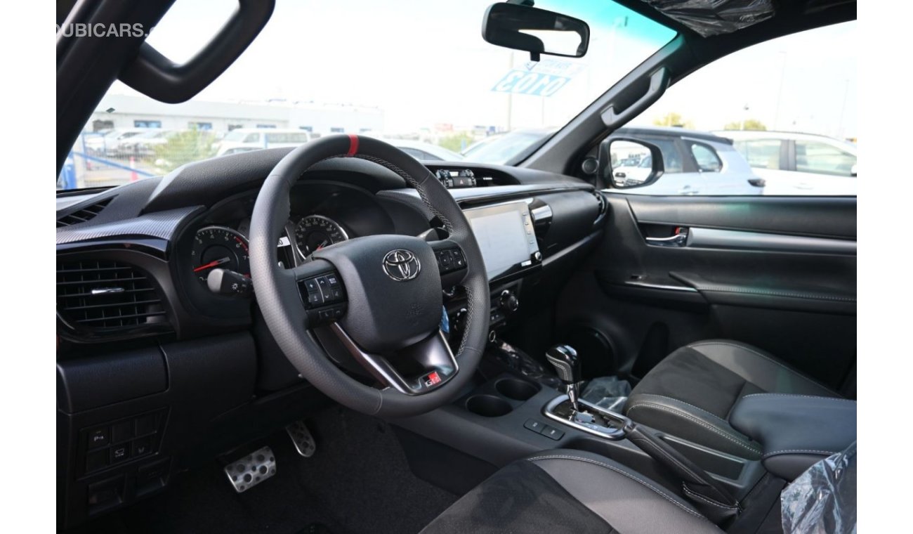 تويوتا هيلوكس Toyota Hilux GR Sport 4.0L V6, Petrol, Double Cab, Pickup, 4WD, 360 Camera Model 2024, Color Black