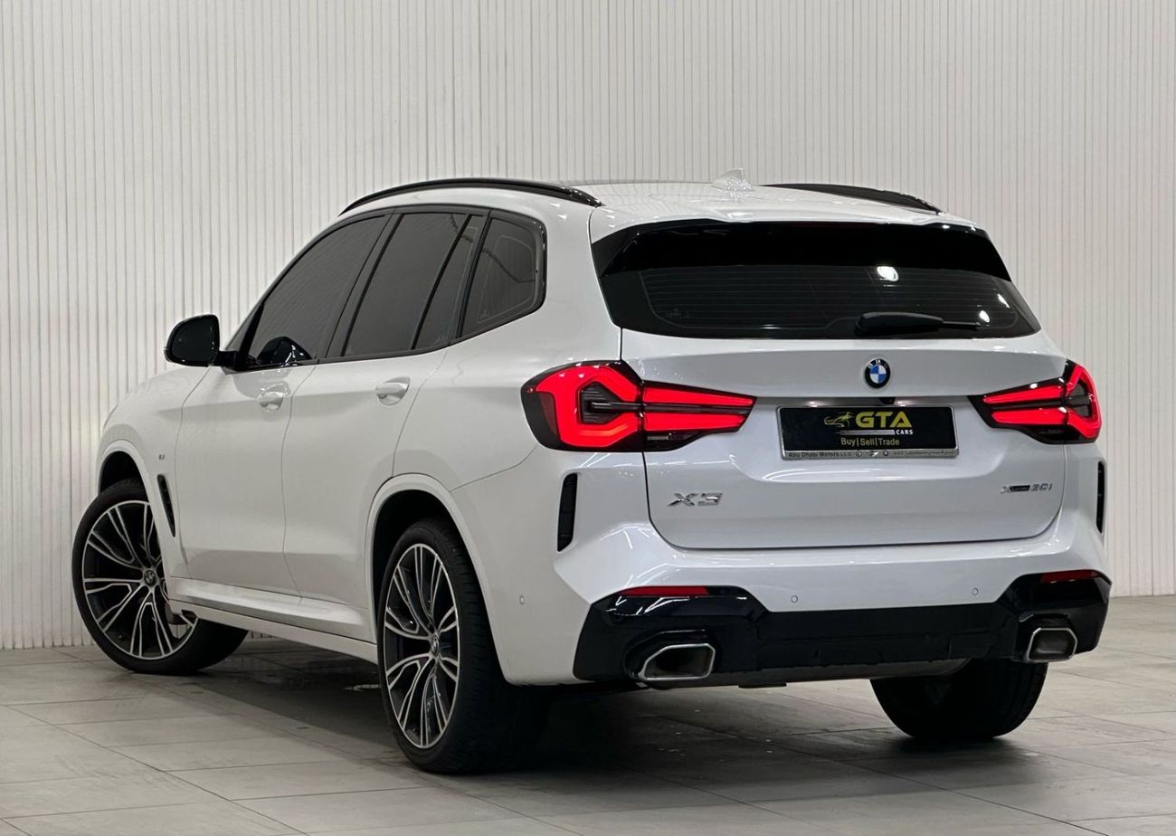 بي أم دبليو X3 2023 BMW X3 xDrive30i M-Sport, Sep 2028 BMW Warranty + Service Pack, Full Options, Low Kms, GCC
