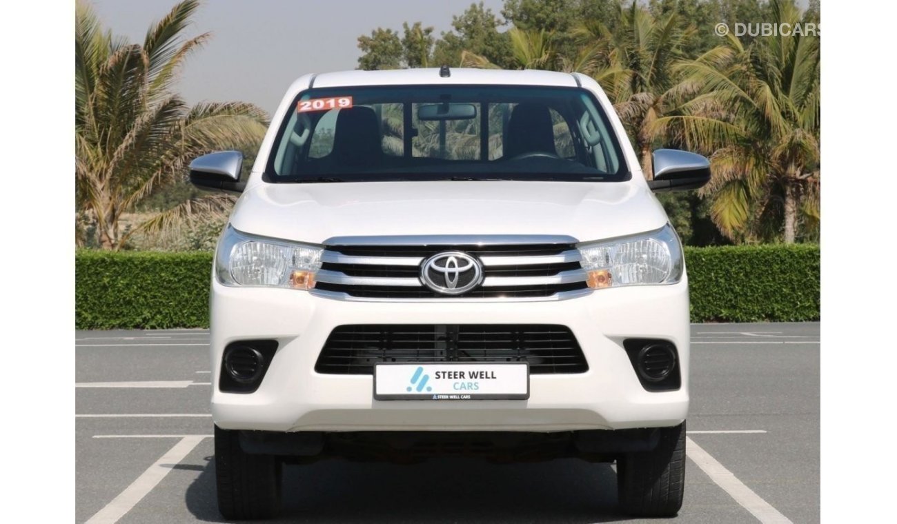 Toyota Hilux GL 2019 | HILUX GL D/C 2.7L - 4X4 - PETROL - M/T WITH GCC SPECS AND EXCELLENT CONDITION