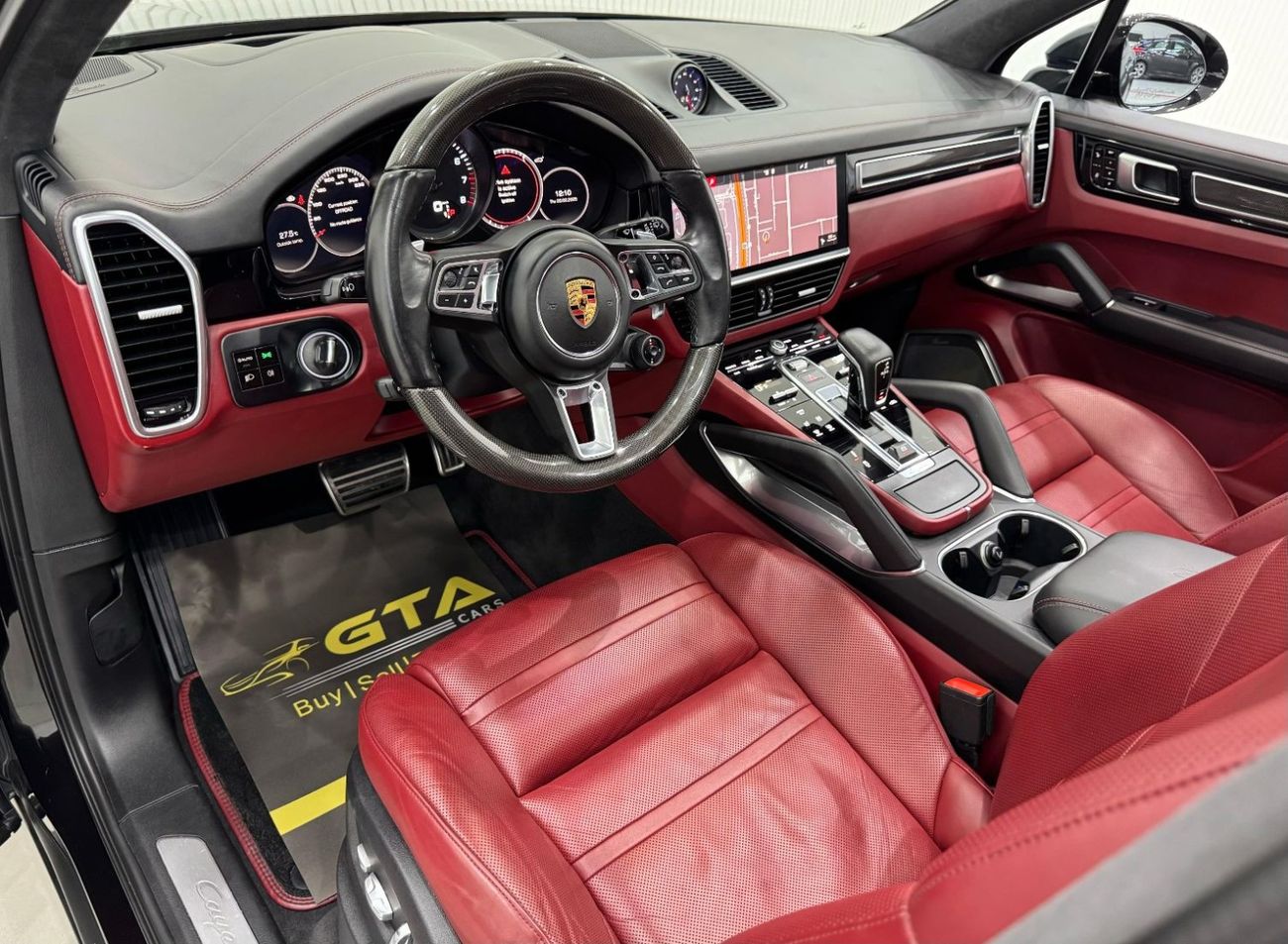 بورش كايان Turbo 4.0L (550 HP) 2019 Porsche Cayenne Turbo, Warranty, Full Porsche Service History, Carbon Fiber