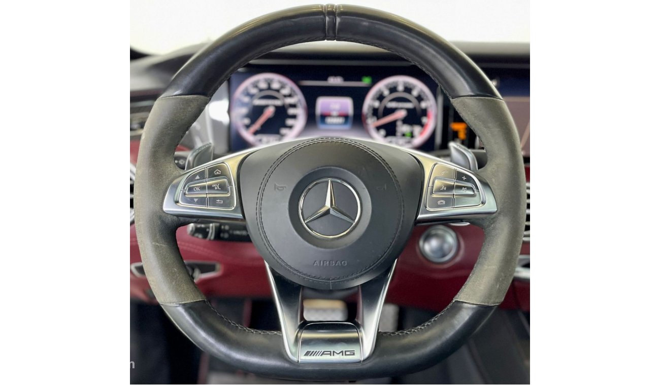 Mercedes-Benz S 63 AMG Coupe Std 2015 Mercedes S 63 AMG, Full Service History, Warranty, GCC