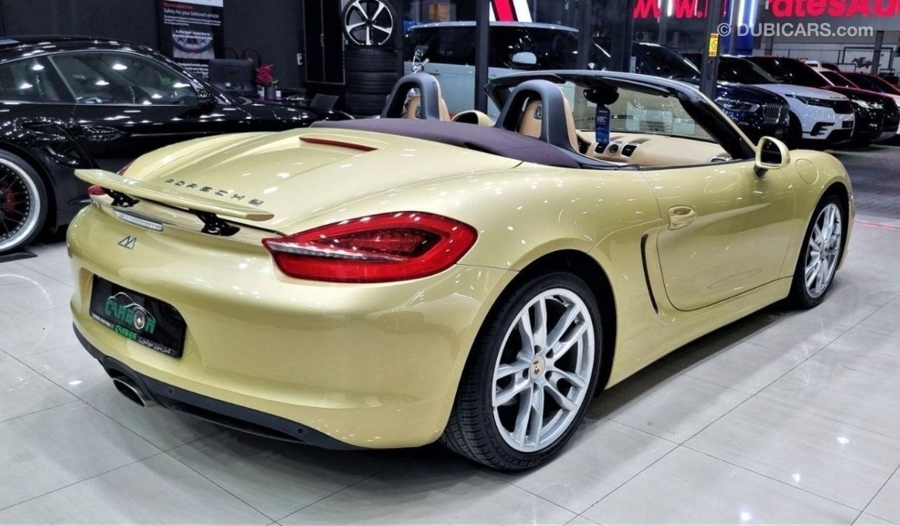 Porsche Boxster Std SPECIAL OFFER  PORSCHE BOXSTER 2013 GCC IN PERFECT CONDITION WITH ONLY 34K KM (SERVICE H