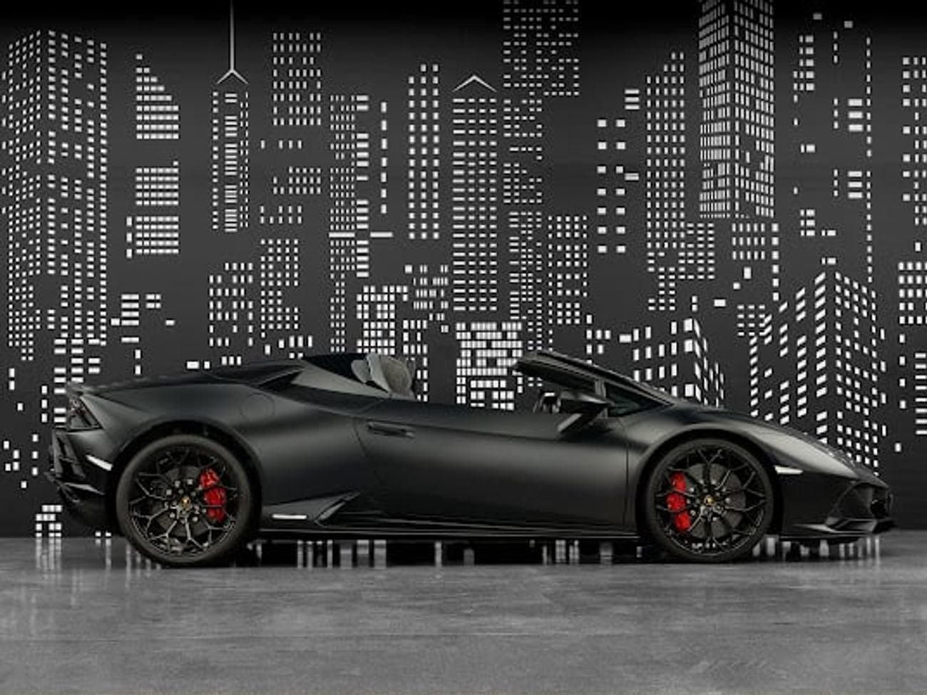 Lamborghini Huracan Evo Spyder LAMBORGHINI | HURACAN EVO SPIDER | AD PERSONAM COLOR BLACK MATTE