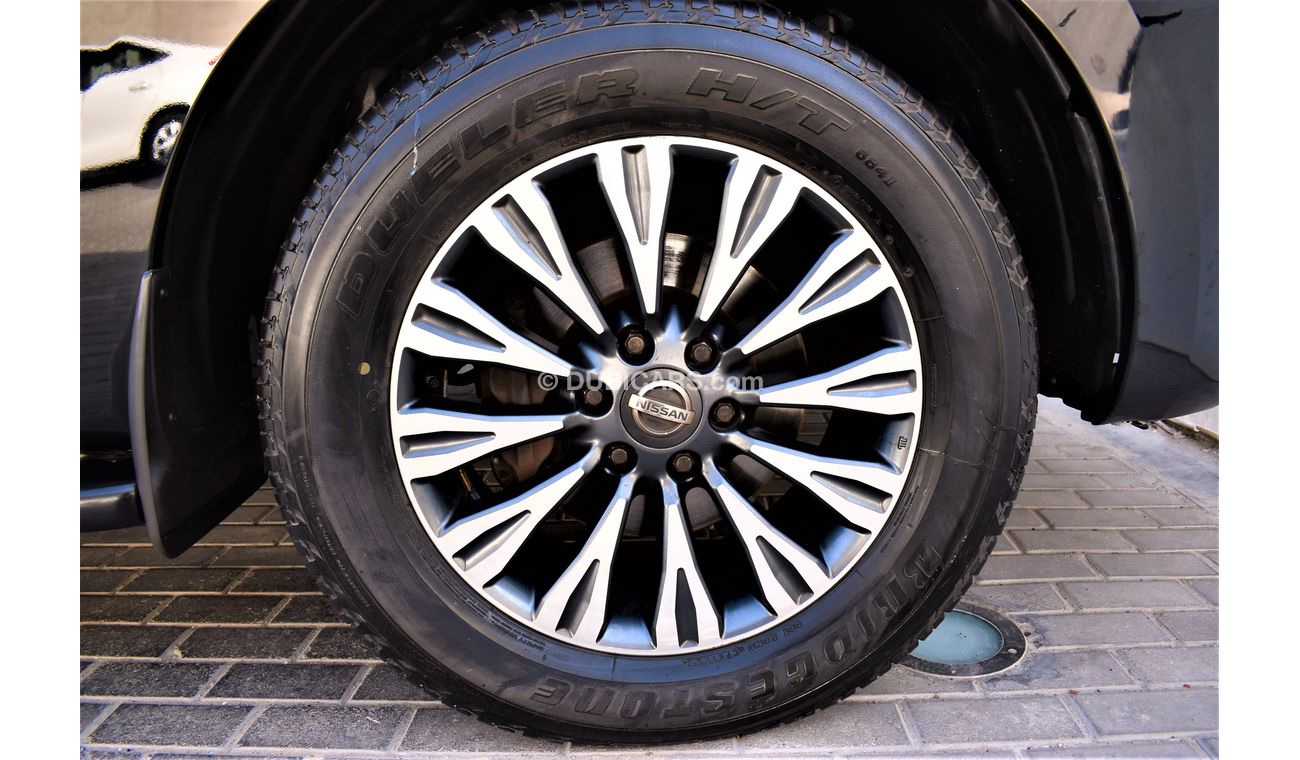Nissan Patrol AED 3330 PM | 5.6L LE PLATINUM CITY GCC DEALER WARRANTY