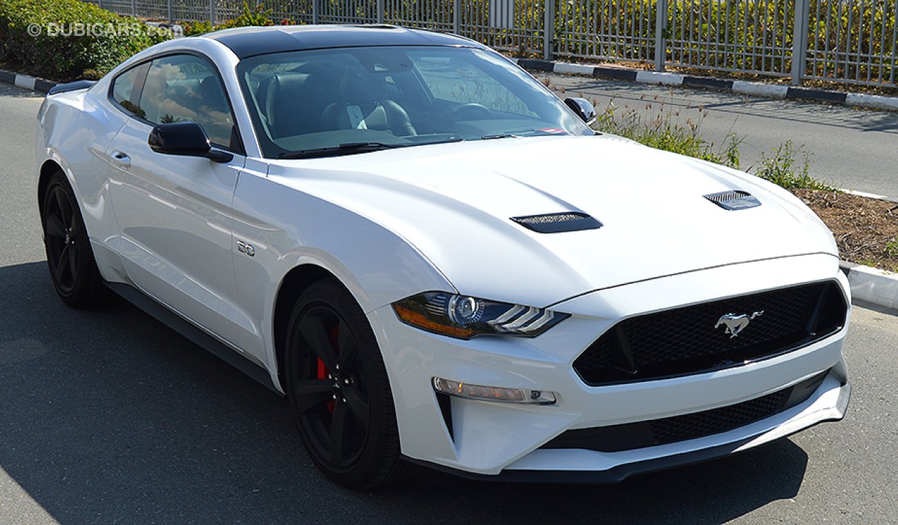 Ford Mustang 2019 GT Premium 5.0 V8 GCC, 0km w/ 3Yrs or 100K km Warranty + 60K km Service @ Al Tayer