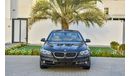 BMW 520i i Twin Turbo Luxury - Under Warranty! - AED 1,547 P.M - 0% D.P