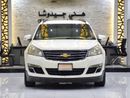 شيفروليه ترافيرس EXCELLENT DEAL for our Chevrolet Traverse LT ( 2014 Model ) in White Color GCC Specs