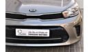 Kia Pegas AED 880 PM | 1.4L BASE GCC DEALER WARRANTY