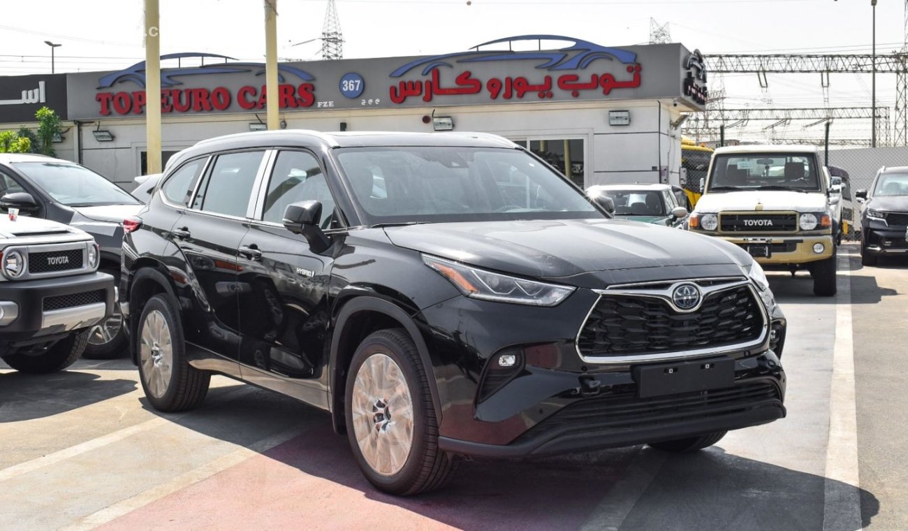 تويوتا هايلاندر TOYOTA_HIGHLANDER_LIMITED_HYBRID_2.5_FULL_OPTIONS_WHITE_GREY