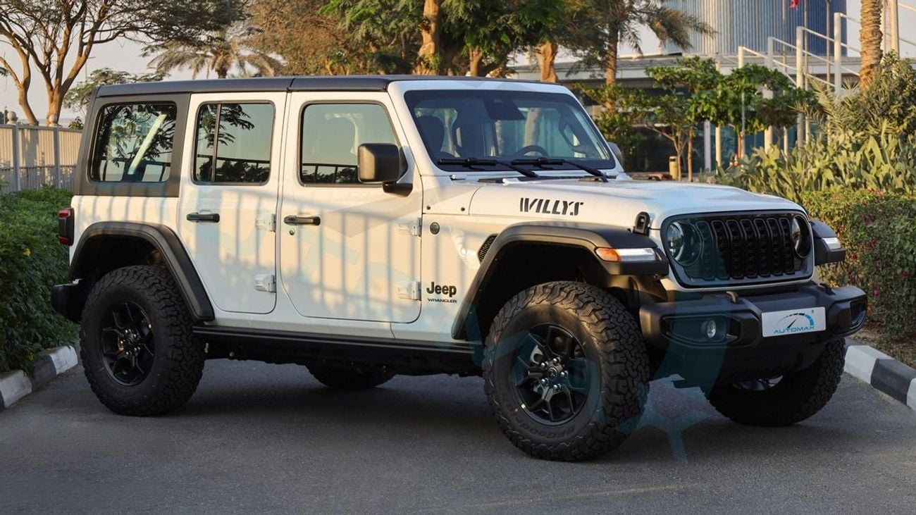 Jeep Wrangler Unlimited Willys V6 3.6L 2026 GCC  Witn 3 Years or 60,000 Km Warranty @Official Dealer