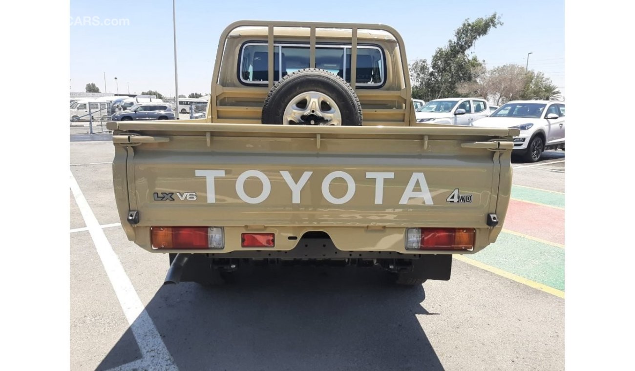 تويوتا لاند كروزر بيك آب Toyota Land Cruiser Hard Top With Side Guard With Chrome and with Wooden Work