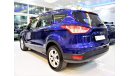 Ford Escape ( ORIGINAL PAINT ( صبغ وكاله ) AMAZING Ford Escaped 2014 Model!! in Blue Color! GCC Specs