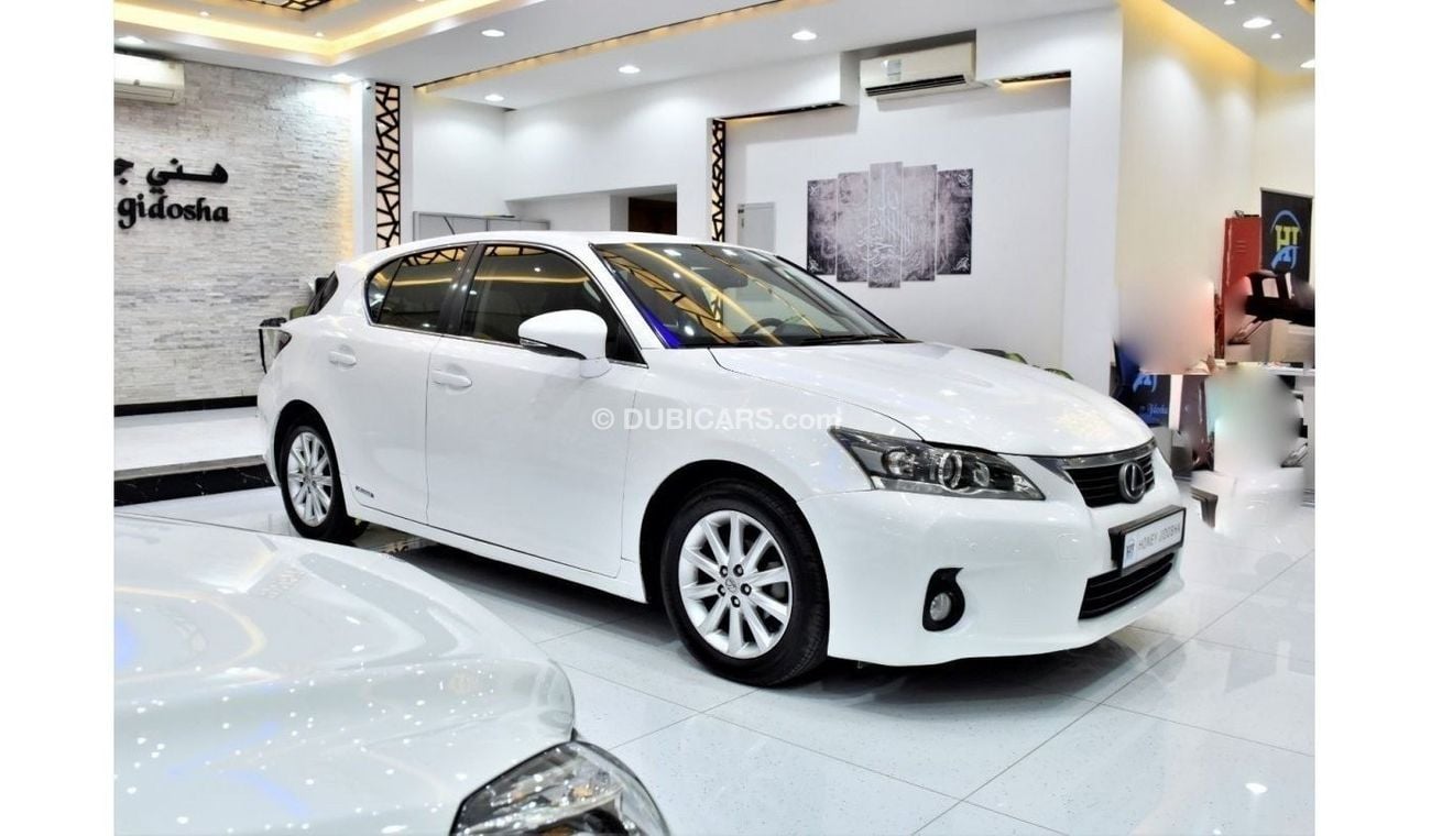 Lexus CT 200h EXCELLENT DEAL for our Lexus CT200 HYBRID ( 2012 Model ) in White Color GCC Specs