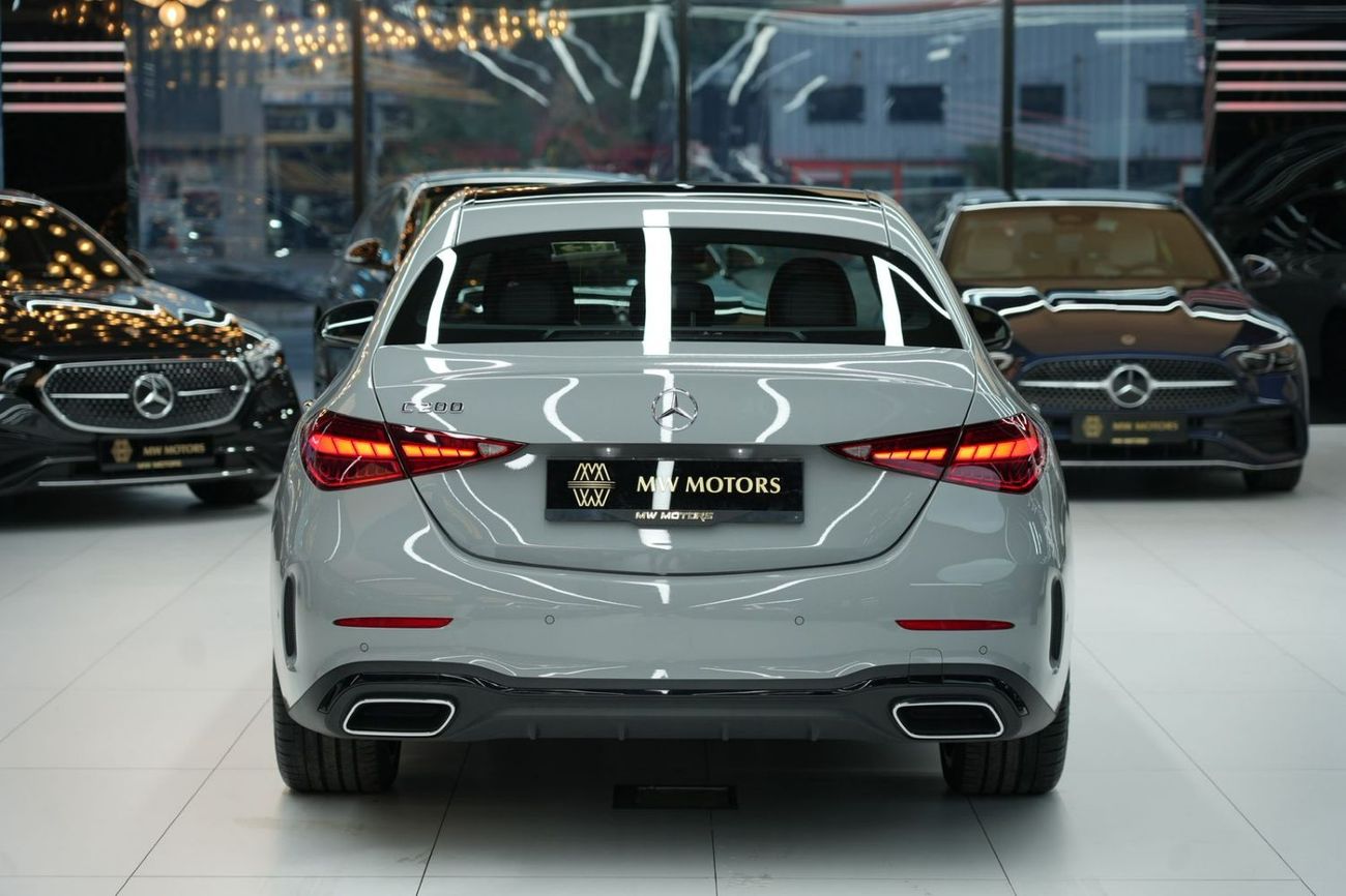 مرسيدس بنز C 200 Mercedes-Benz C 200 Premium  | 2026 GCC 0km | Agency Warranty | AMG Package | 360 View