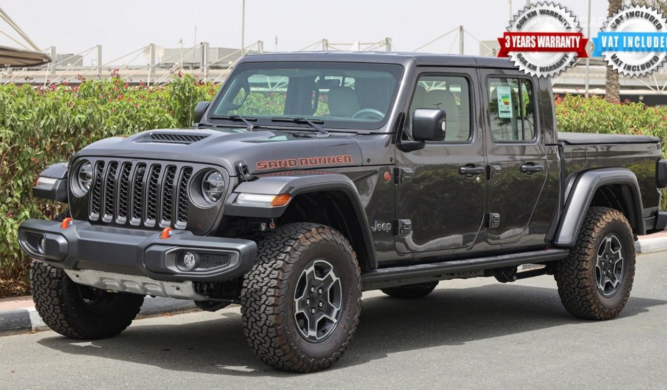 Jeep Gladiator Sand Runner 4X4 , V6 3.6L , GCC , 2022 , 0Km , W/3 Yrs or 60K Km WNTY @Official Dealer