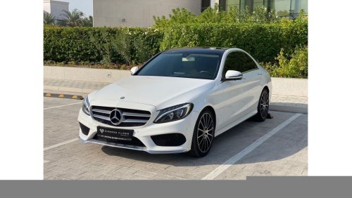 Mercedes-Benz C200 AMG Pack Mercedes C200 AMG  Panoramic  2016 GCC Under Warranty