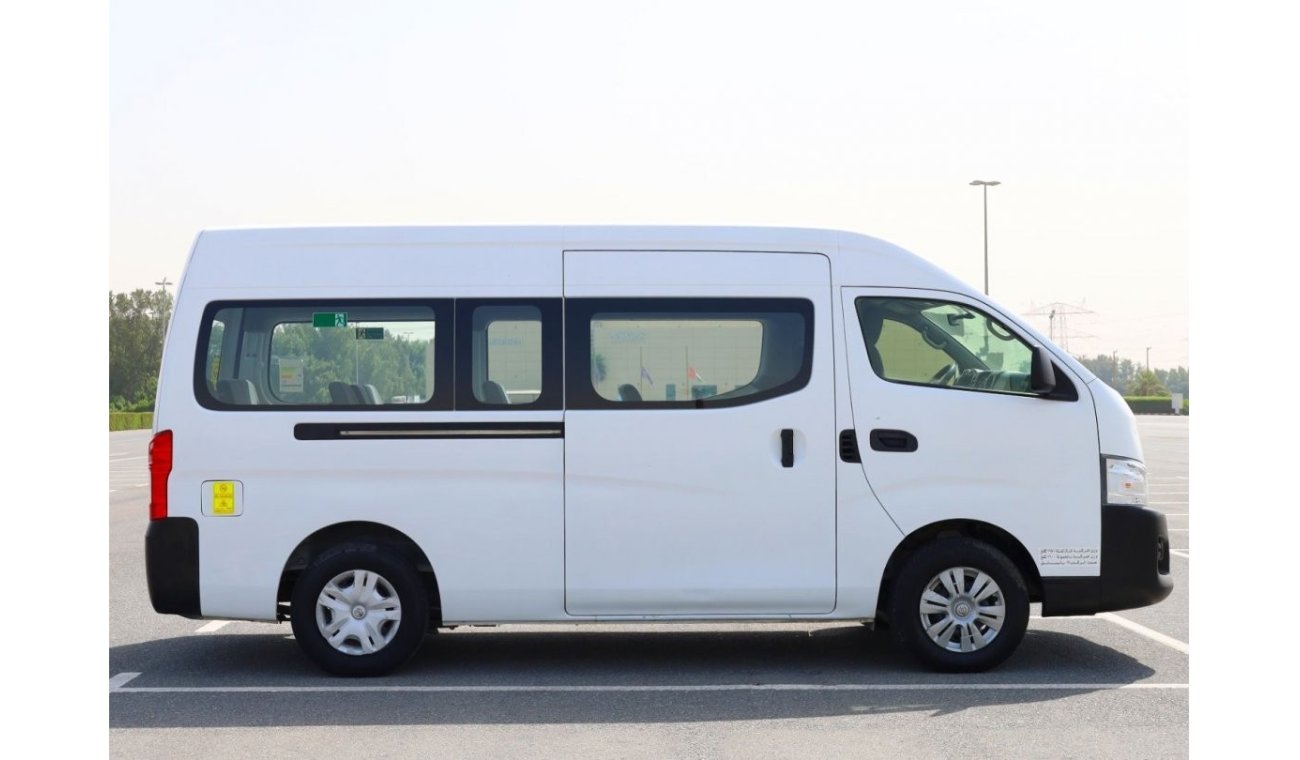 نيسان أورفان 2017 | NV350 COMMUTER VAN | 13 SEATER, MANUAL, PETROL | GCC SPECS - EXCELLENT CONDITION