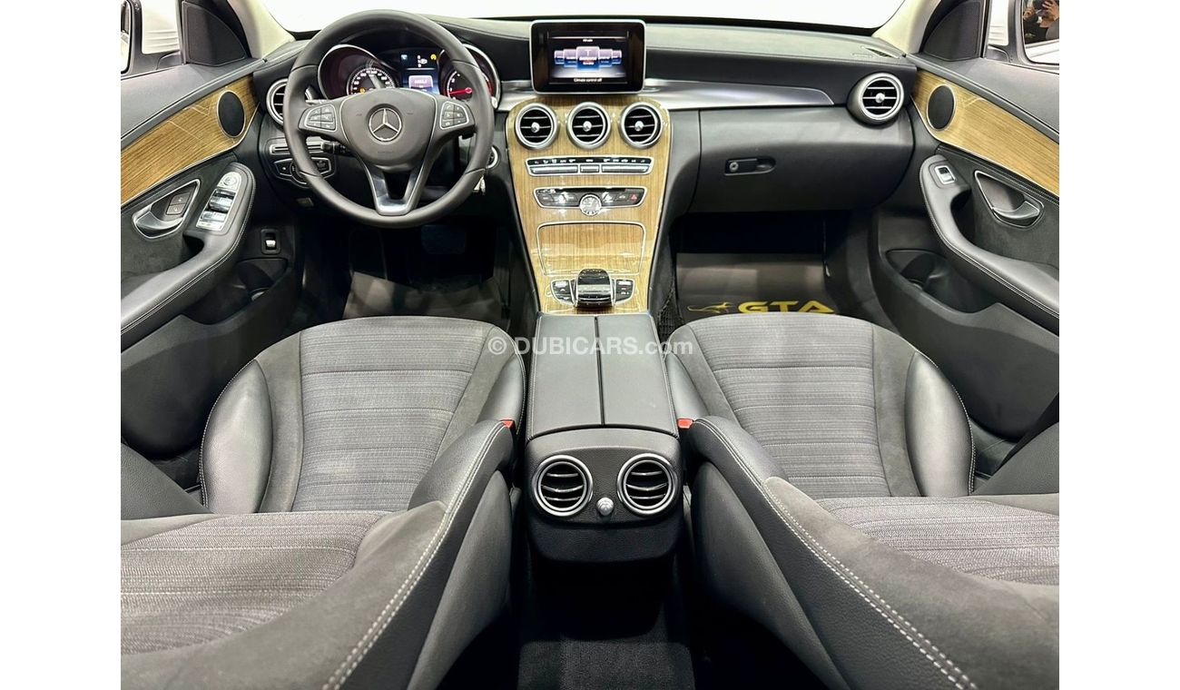 Mercedes-Benz C 200 AMG Pack 2015 Mercedes Benz C200 AMG, Full Mercedes Service History, Full Options, GCC