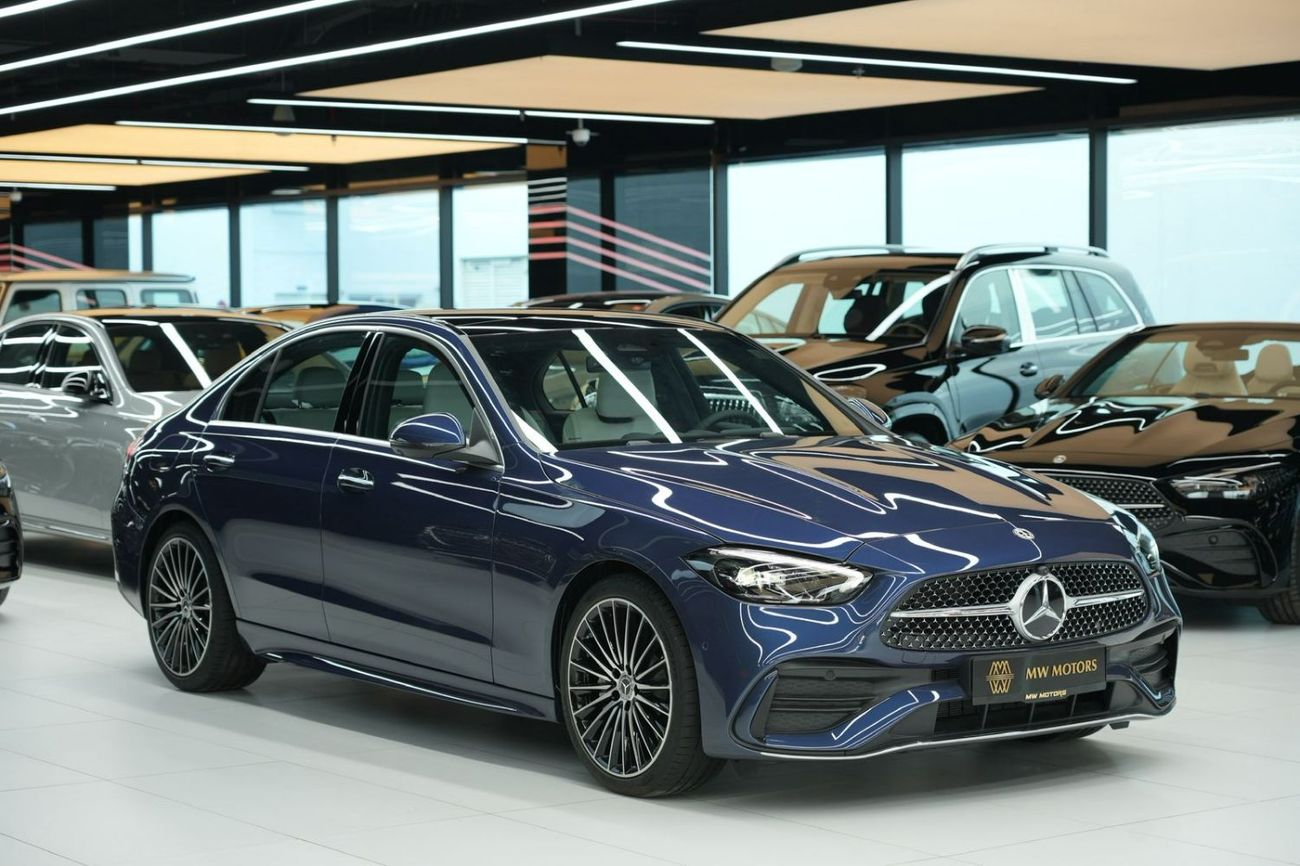 مرسيدس بنز C 200 Mercedes-Benz C 200 Premium | 2026 GCC 0km | Agency Warranty | AMG Package | 360 View