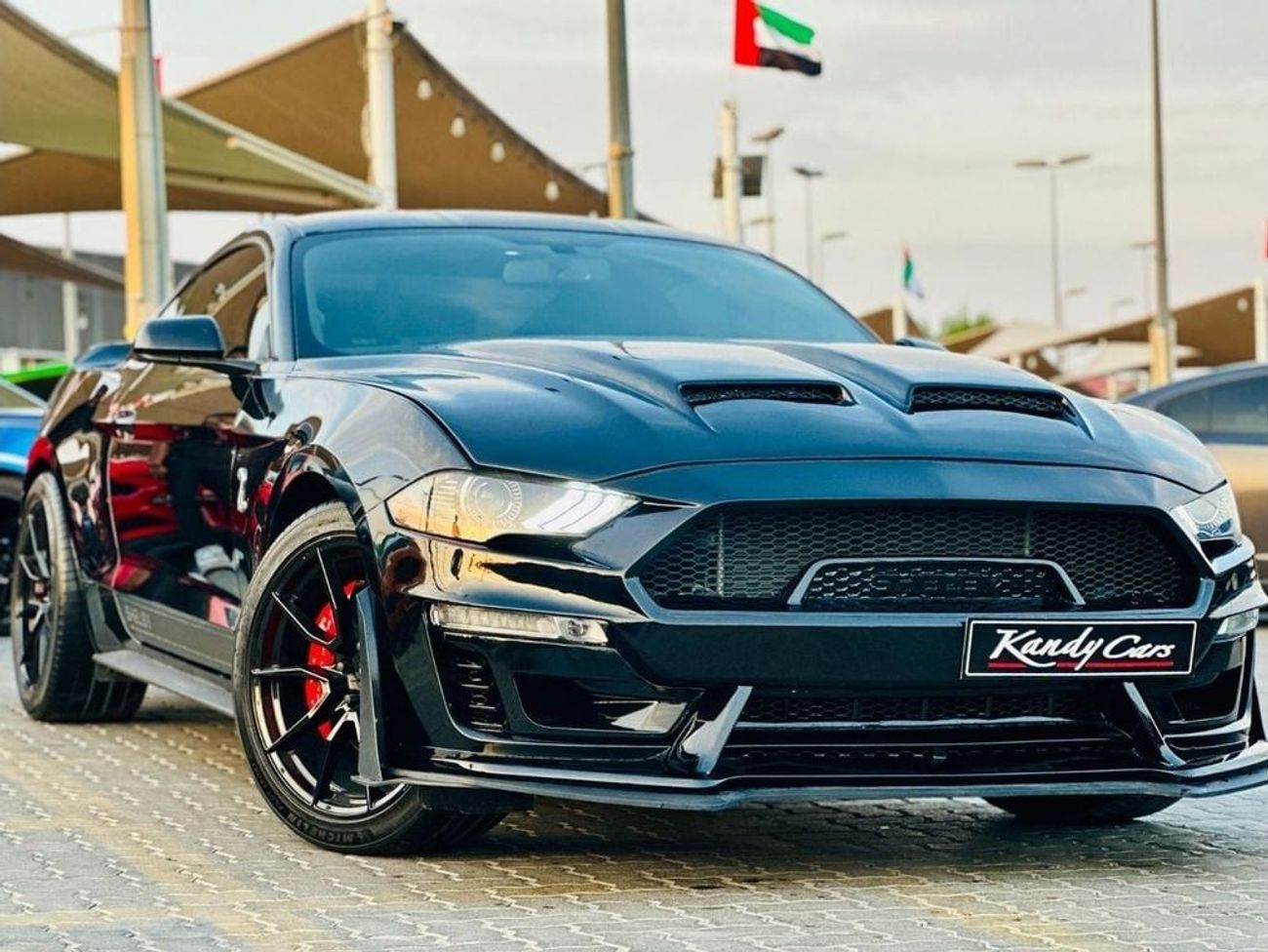 فورد موستانج GT | Monthly AED 1500/- | 0% DP | Super Snake Bodykit | Custom Rims | # 90137