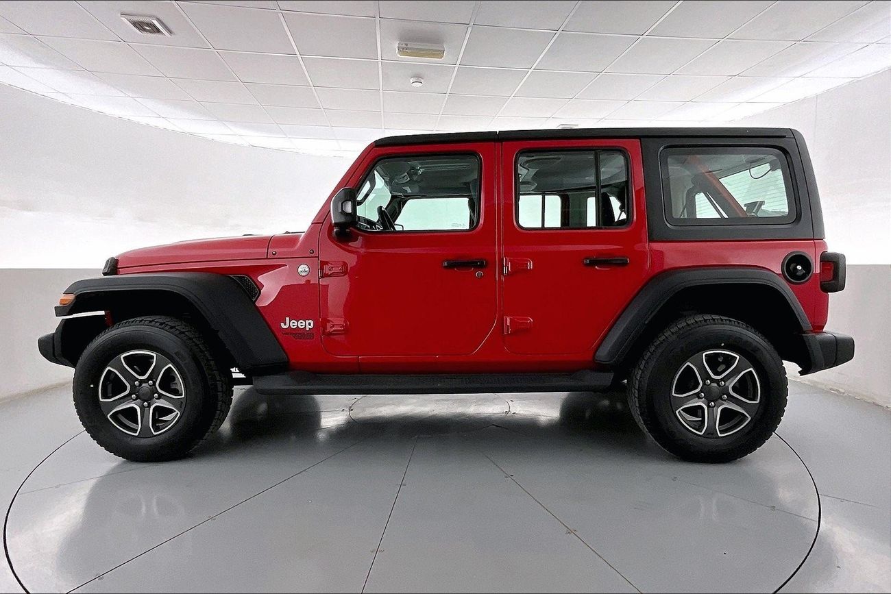 جيب رانجلر Sport Unlimited | سنة ضمان مجانية | نسبة التمويل 1.99% | خالية من أضرار الفيضانات