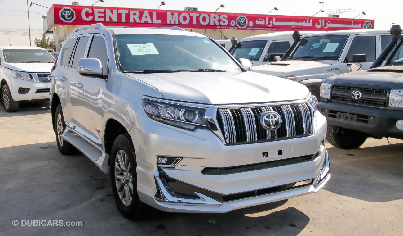 Toyota Prado left hand drive 2.7 petrol 4 cyl facelifted to 2018 design with additional accessories