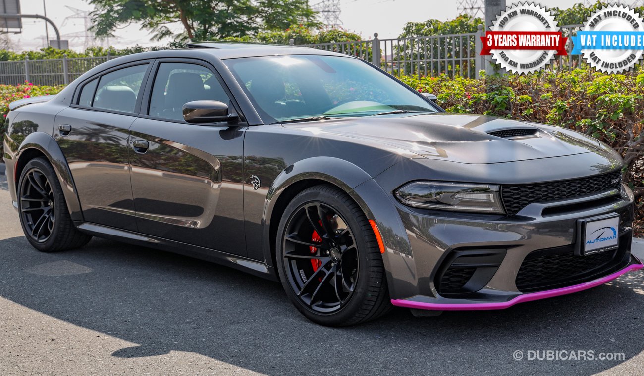 Dodge Charger Hellcat Widebody 2020 6.2 V8 GCC, W/ 3 Yrs or 100K km Warranty