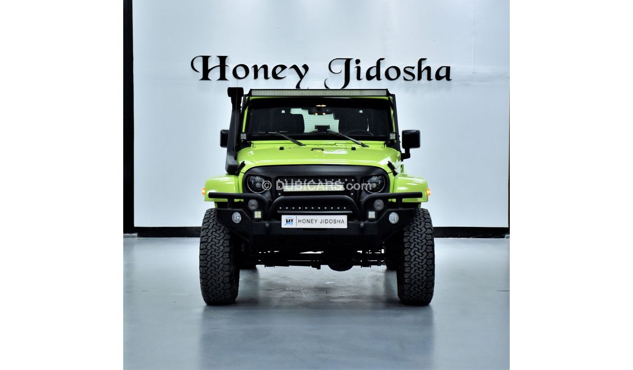 Jeep Wrangler EXCELLENT DEAL for our Jeep Wrangler SPORT ( 2017 Model ) in Green Color GCC Specs