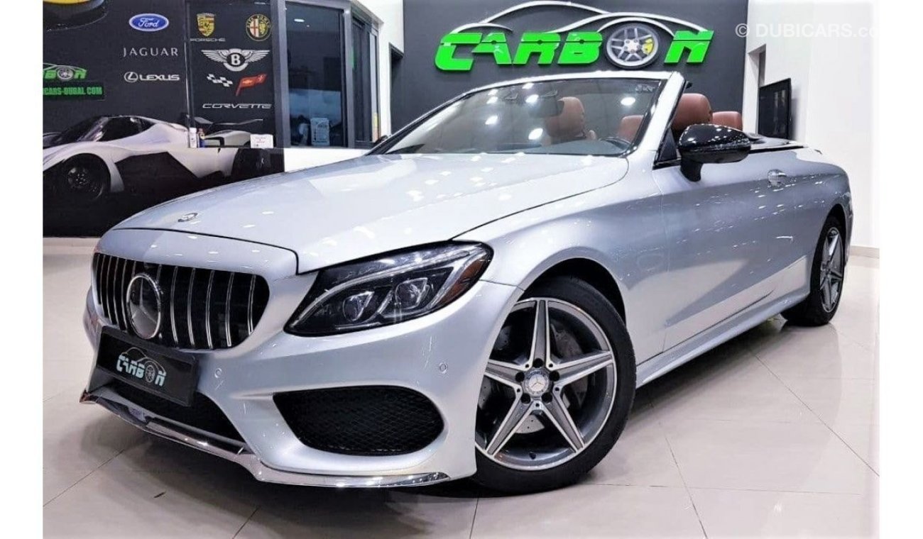 مرسيدس بنز C 300 كوبيه MERCEDES C300 CONVERTABLE ONLY FOR 105,000 AED  2017 MODEL IN VERY GOOD CONDITION