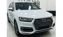 Audi Q7 45 TFSI quattro Luxury GCC .. Original Paint .. Service Contract .. V6 .. Perfect Condition .