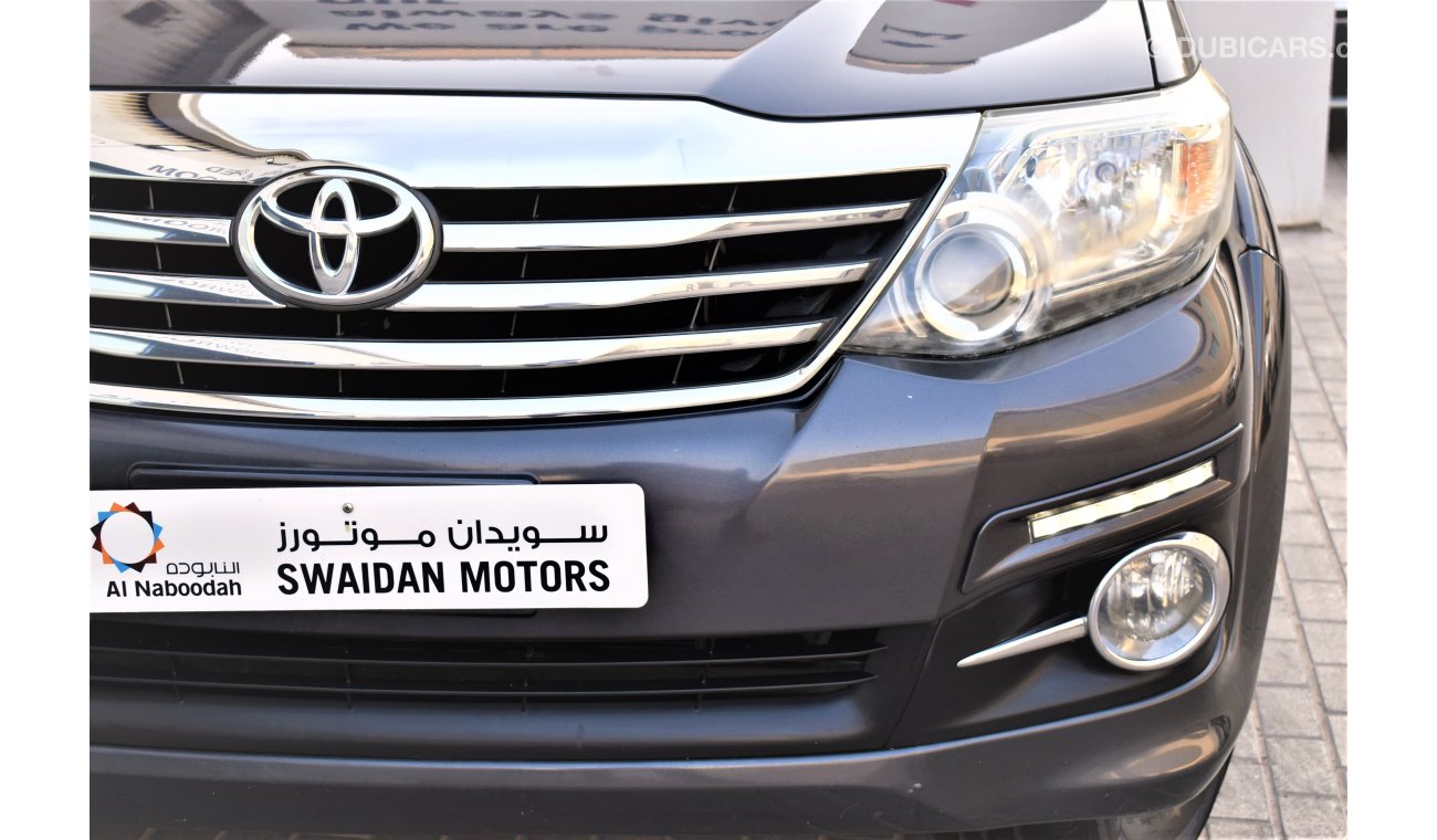 Toyota Fortuner AED 1370 PM | 4.0L 4WD V6 GCC WARRANTY