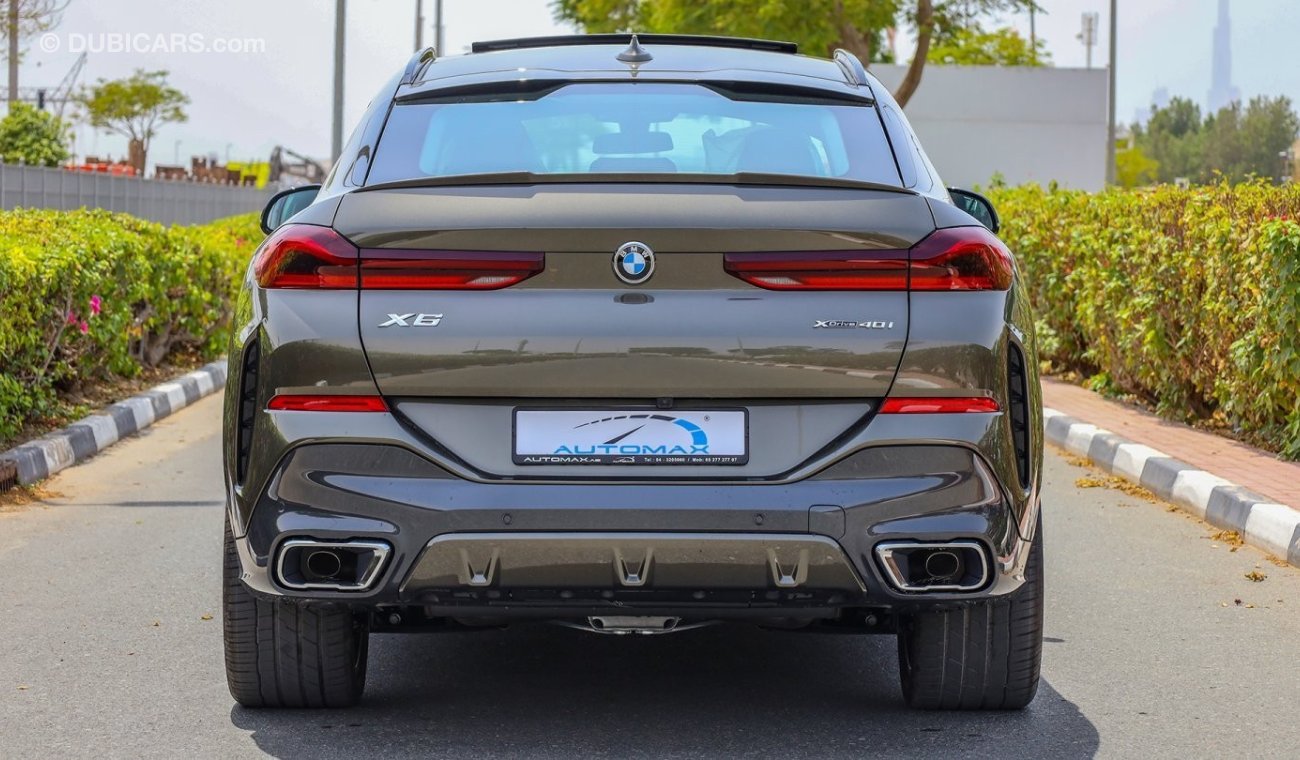 BMW X6 XDRIVE40I 3.0L V6 AWD , CARBON FIBER , 2023 , GCC , 0Km (ONLY FOR EXPORT)