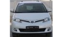 Toyota Previa SE SE Toyota Previa 2018 GCC in excellent condition, full option, without accidents