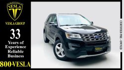 Ford Explorer FULL OPTION + PUSH START + LEATHER SEATS + SCREEN + 4WD / GCC / 2017 / WARRANTY / FSH / 1,438 DHS PM