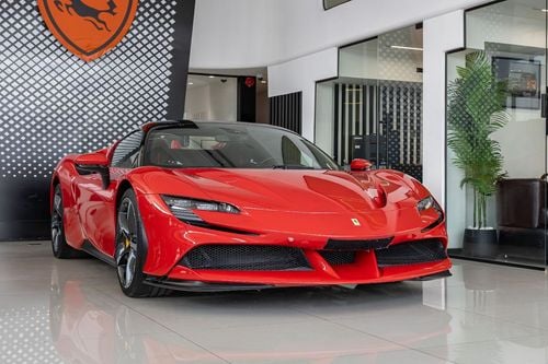 فيراري SF90 سبيدر Ferrari SF 90 Spyder Hybrid - Red - 2023 - Perfect Condition