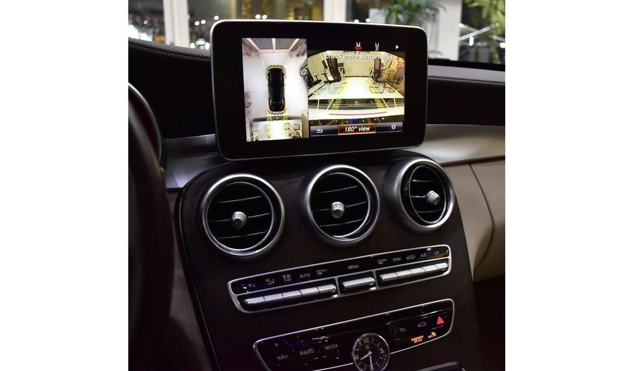 Mercedes-Benz C 200 EXCELLENT DEAL for our Mercedes Benz C200 ( 2018 Model ) in Black Color GCC Specs