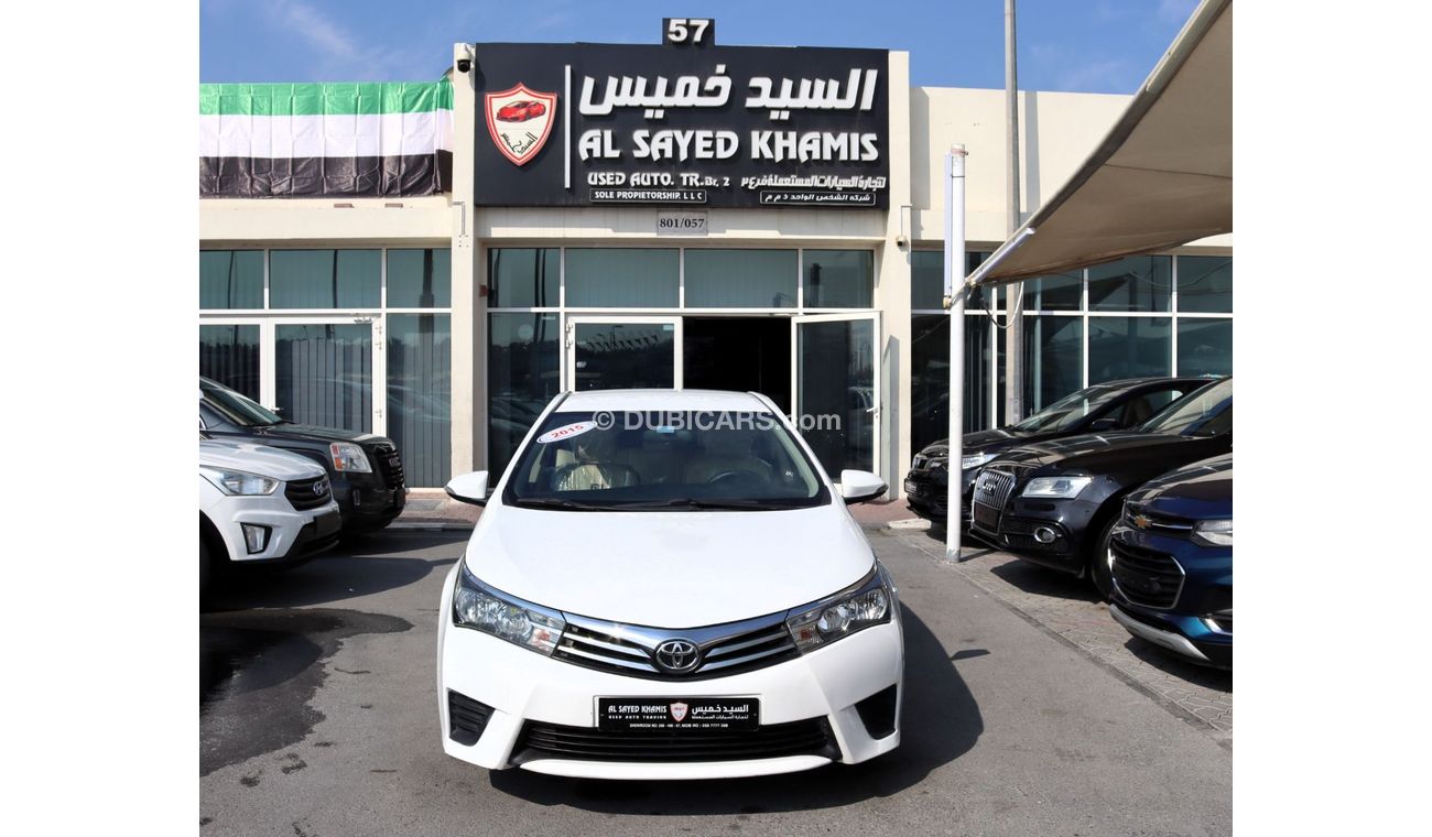 تويوتا كورولا SE خليجي - خالية من الحوادث - مكينة 1600 سي سي - الاحتفال ال 60 لتويوتا - بحالة ممتازة من الداخل وال