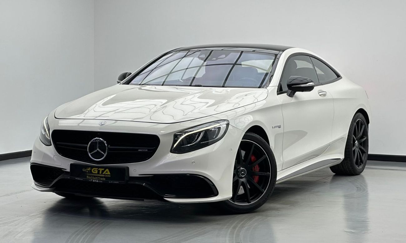 Mercedes-Benz S 63 AMG Coupe 2017 Mercedes Benz S63 AMG 4MATIC, Full Service History, Excellent Condition, GCC